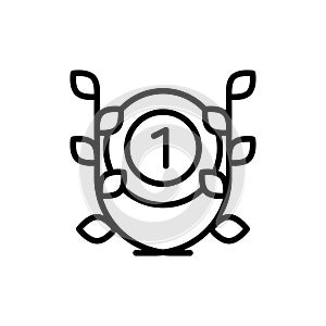 Award icon vector illustration outline