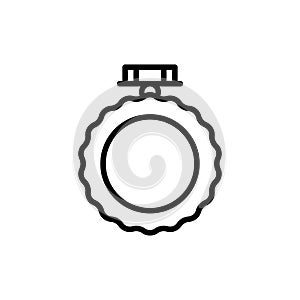 Award icon vector illustration outline