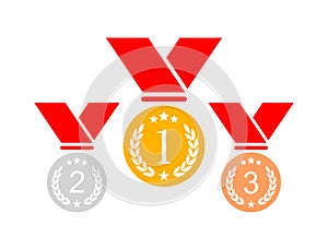 Award medals set