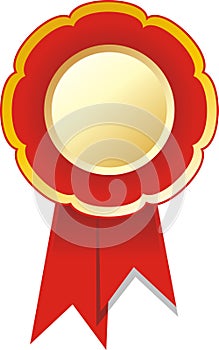 Award ribbon badge