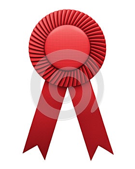 Award ribbon isolated