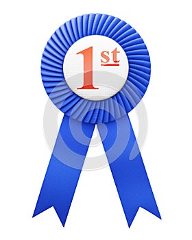 Award ribbon isolated