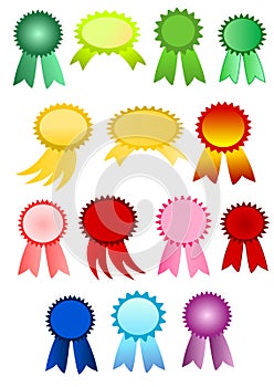 Award ribbons