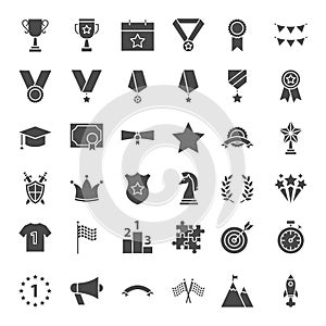 Award Solid Web Icons