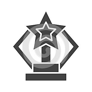 Awards icon vector image.