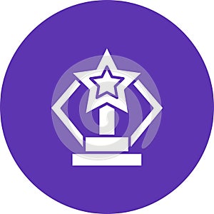 Awards icon vector image.