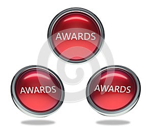 Awards glass button photo