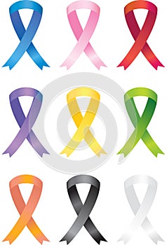 Awareness Ribbon Icons