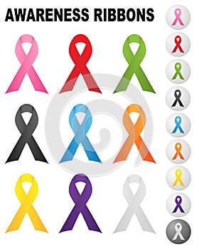 Awareness ribbons