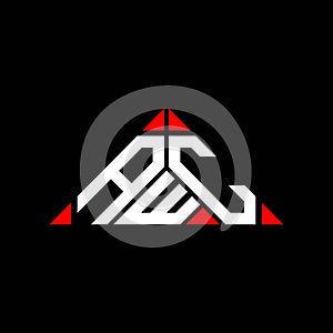 AWC letter logo creative design with vector graphic, AWC simple and modern logo