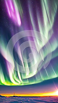 Awe-Inspiring Aurora Borealis Dancing Across Arctic Sky