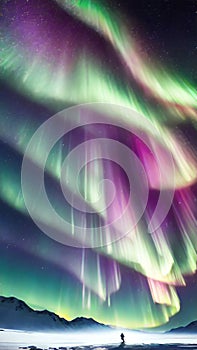 Awe-Inspiring Aurora Borealis Dancing Across Arctic Sky