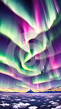 Awe-Inspiring Aurora Borealis Dancing Across Arctic Sky