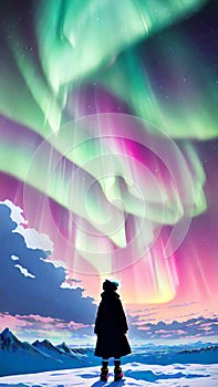 Awe-Inspiring Aurora Borealis Dancing Across Arctic Sky