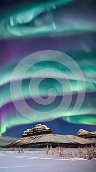 Awe-Inspiring Aurora Borealis Dancing Across Arctic Sky