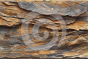 Awe-Inspiring Natural Wonder Vibrant Layers of Multicolored Sedimentary Rock Formations