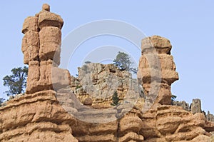 Awe-inspiring rock formations in Bryce Canyon National Park