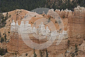 Awe-inspiring rock formations in Bryce Canyon National Park