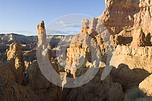 Awe-inspiring rock formations in Bryce Canyon National Park