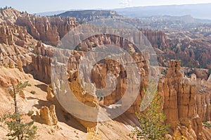 Awe-inspiring rock formations in Bryce Canyon National Park