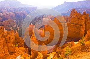 Awe-inspiring rock formations in Bryce Canyon National Park