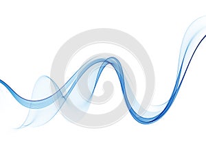 Vector awesome abstract blue backgrounds Blue wave