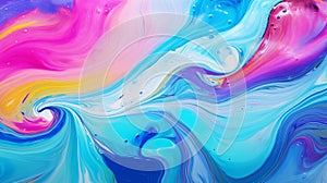 Awesome abstract marbled acrylic background