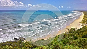 Aereal view of a wonderful beach photo
