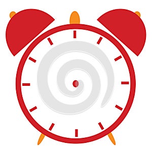 Awesome alarm clock, vector or color illustration