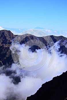 Awesome Cloudy Mountain Landscape photo