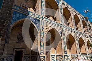 Awesome details of the Po-i-Kalan complex in Bukhara, Uzbekistan