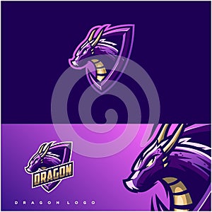 Awesome dragon logo design