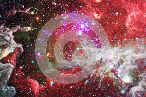 Awesome galaxy in outer space. Starfields of endless cosmos
