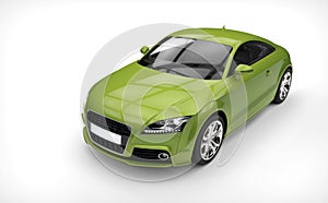 Awesome Green Car - Top View