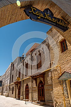 Awesome morning view of Historic Center of Bukhara, Uzbekistan