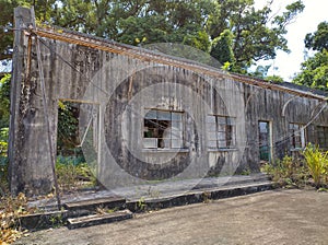 Awesome nature photography old building old historical school in Hong Kong fan ling Ha ma Tseuk Leng