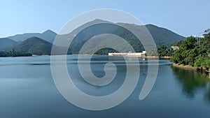 Awesome nature photography view beach irrigation Resorvoir