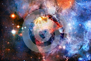 Awesome space background. Elements of this image furnished by NASA