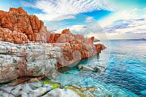 Awesome sunset view of Red Rocks called