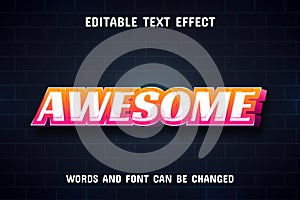 Awesome text - editable text effect