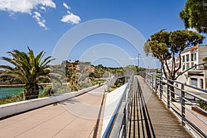 Awesome view of Marina in Albufeira, Fisherman Beach, Praia dos Pescadores, Albufeira, Portugal photo