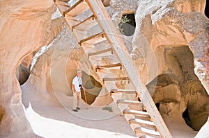 Awestruck Tourist in Cappadocia, Turkey