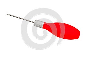 Awl hook isolated on a white background