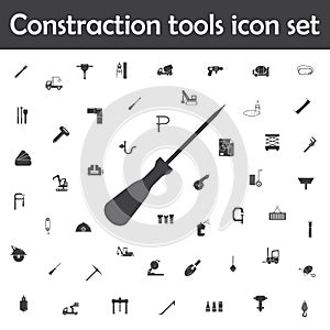 Awl icon. Constraction tools icons universal set for web and mobile