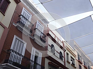 Awnings on Seville street