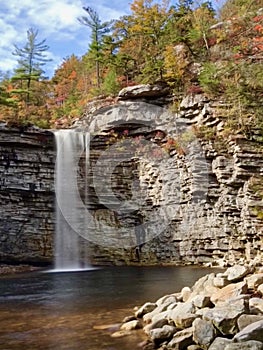 Awosting Falls in Minnewaska State Park Preserve in New York