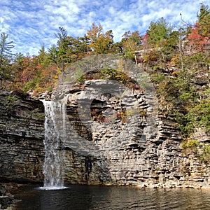 Awosting Falls in Minnewaska State Park Preserve in New York