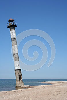 Awry lighthouse