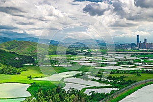 The River-loop area of Shenzhen River