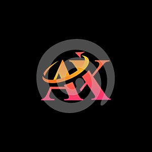 AX aerospace creative logo design